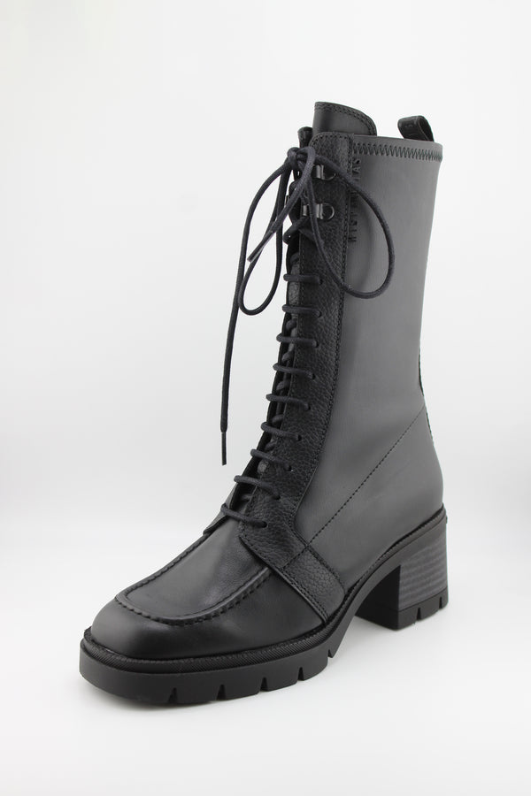 Hispanitas Lace-Up Chunky Heel Ankle Boots